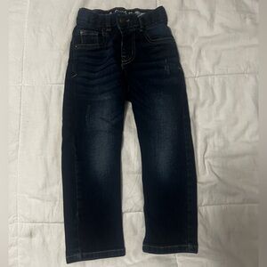 Cat & Jack Dark boys denim super stretch straight preowned